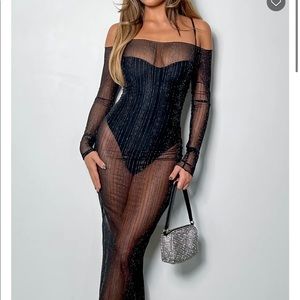 White Fox Boutique Look Back Add It Midi Dress and Like I Love You Bodysuit